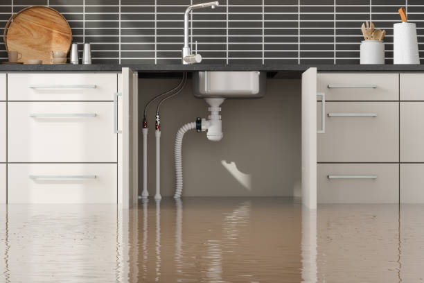 Water damage restoration process in VA